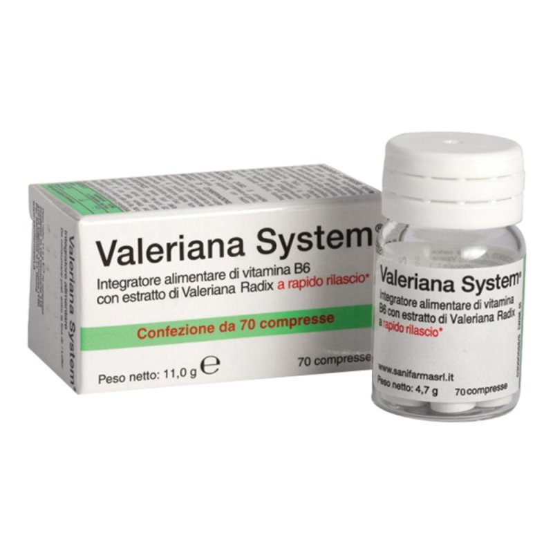 Valeriana System 70 Compresse Valeriana System 70 Compresse