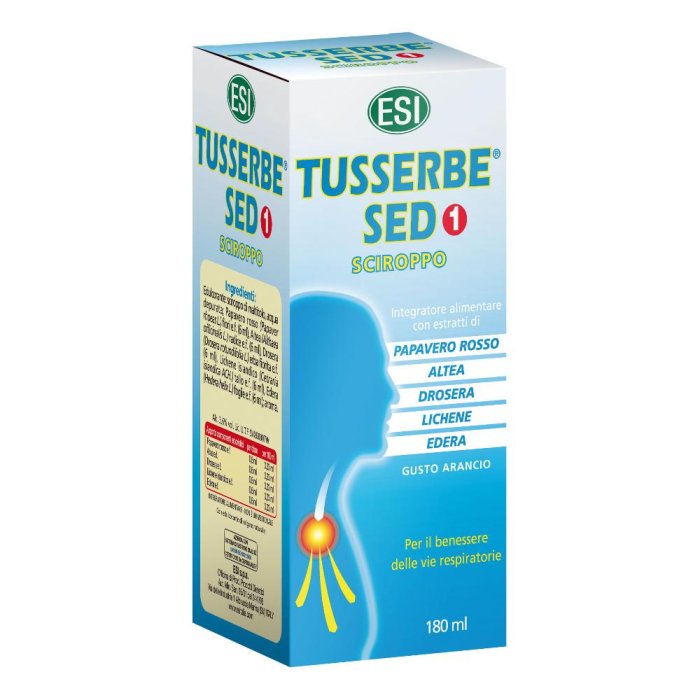 Esi Benessere Respiratorio Tusserbe Sed Sciroppo Sedativo 180 ml Esi Benessere Respiratorio Tusserbe Sed Sciroppo Sedativo 180 ml
