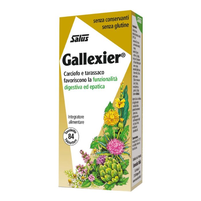Salus Gallexier 84 Tavolette Integratore Digestivo a Base di Erbe Amare per Fegato e Funzione Digestiva Salus Gallexier 84 Tavolette Integratore Digestivo a Base di Erbe Amare per Fegato e Funzione Digestiva