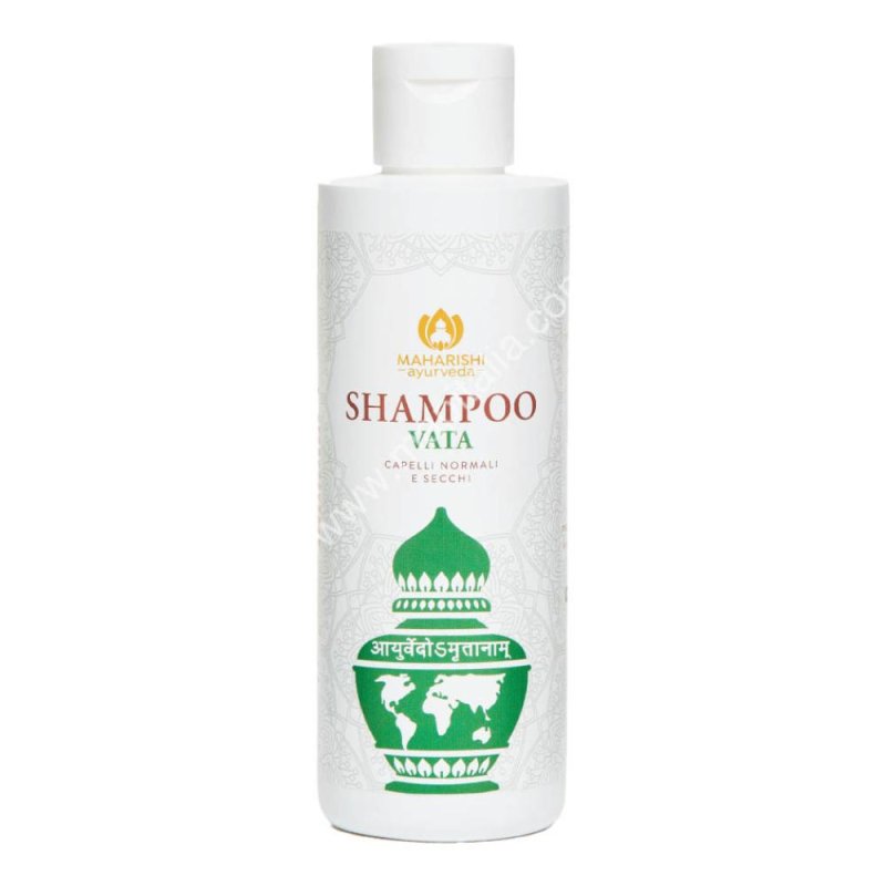 Shampoo Vata Amrita 200 ml &ndash; Shampoo Ayurvedico Riequilibrante per Capelli Secchi e Delicati, Specifico per Dosha Vata