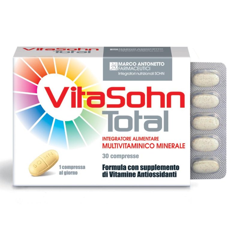 Vitasohn Total Integratore 30 compresse 1,05g Vitasohn Total Integratore 30 compresse 1,05g