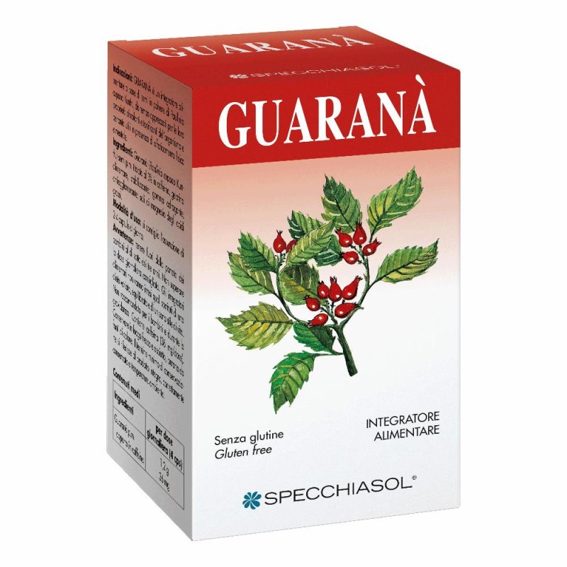 Specchiasol Guarana Erbe Integratore Alimentare 80 Capsule Specchiasol Guarana Erbe Integratore Alimentare 80 Capsule