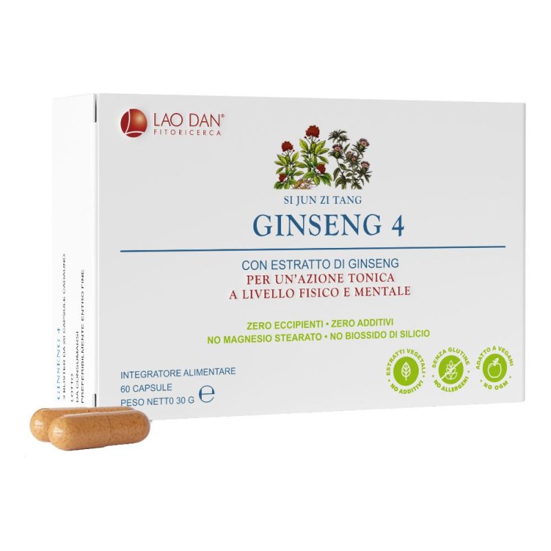 Lao Dan Ginseng 4 60 Compresse Blister Lao Dan Ginseng 4 60 Compresse Blister