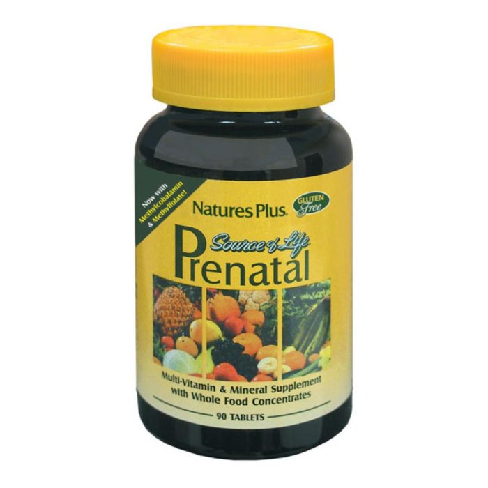 Source of Life Prenatal integratore alimentare in 90 tavolette per stanchezza e spossatezza - La Strega Srl