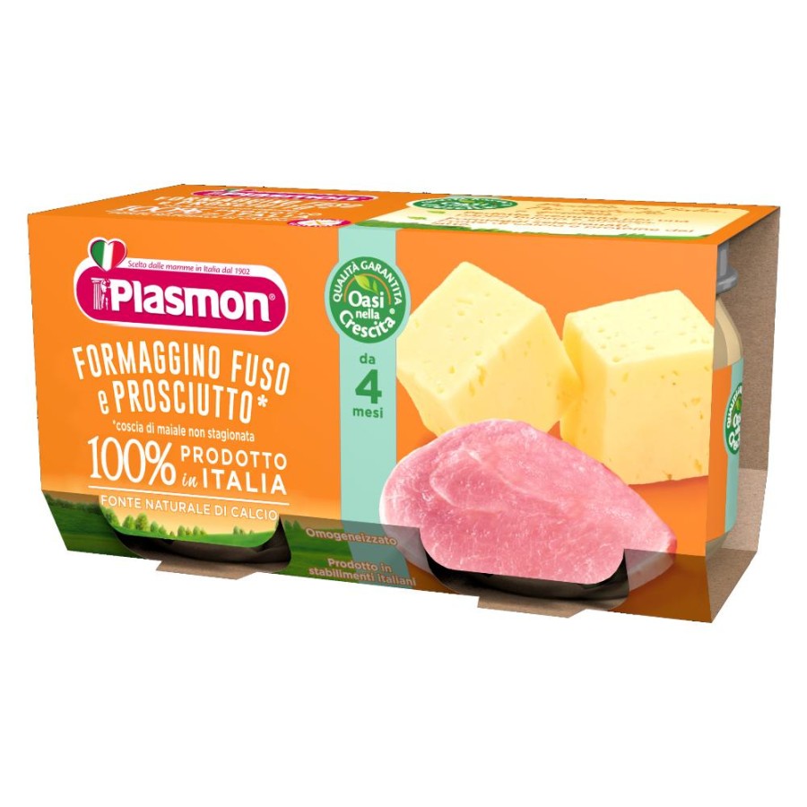 Plasmon Omogeneizzato Formaggio/prosciutto 80 G X 2 Pezzi | Openfarma