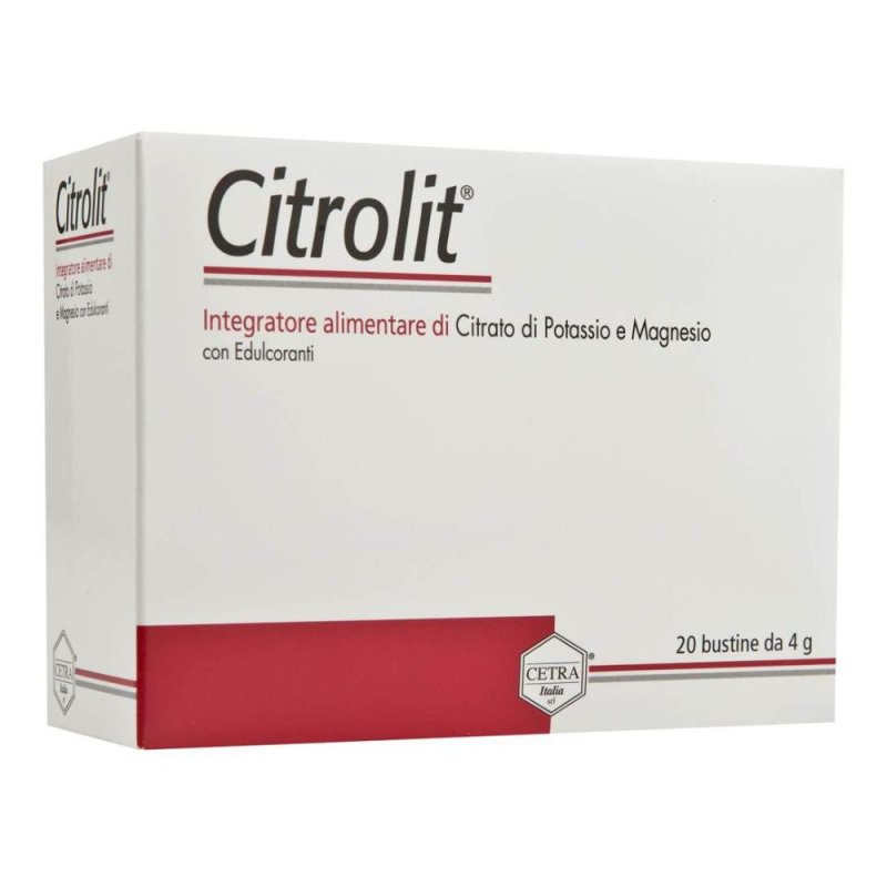 Cetra Italia Citrolit 20 Bustine Da 4 G Cetra Italia Citrolit 20 Bustine Da 4 G