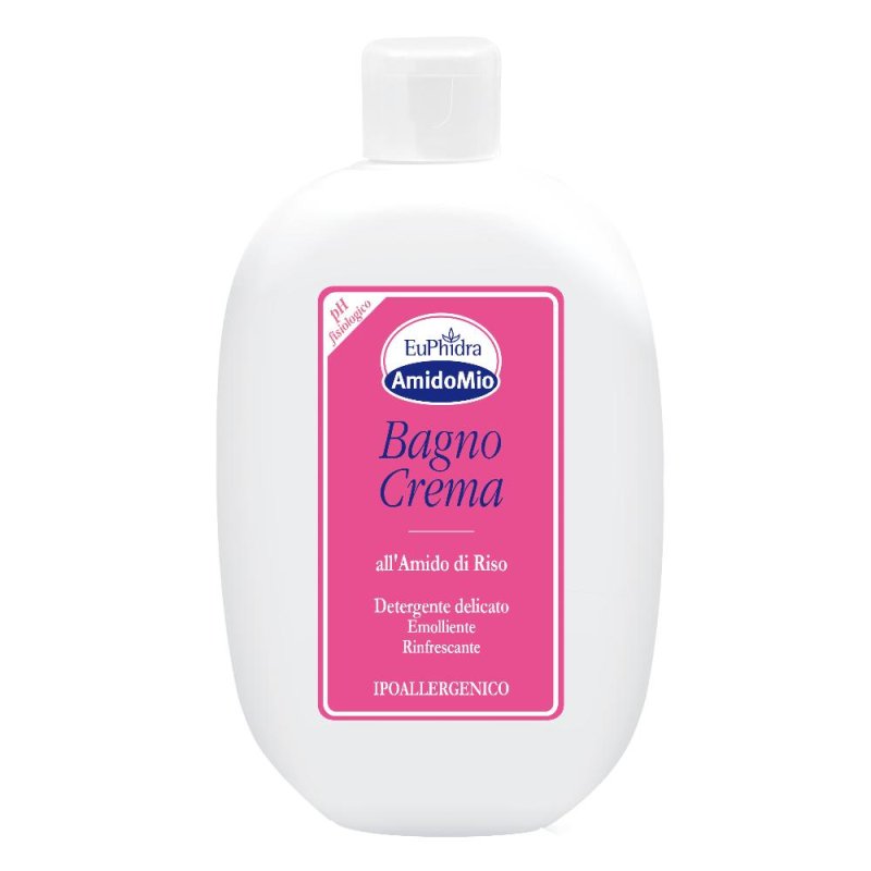 EuPhidra AmidoMio Bagno Crema Detergente Delicato Pelli Sensibili 400 ml EuPhidra AmidoMio Bagno Crema Detergente Delicato Pelli Sensibili 400 ml