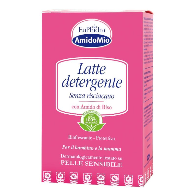 EuPhidra AmidoMio Latte Detergente Idratante Pelli Sensibili 200 ml EuPhidra AmidoMio Latte Detergente Idratante Pelli Sensibili 200 ml