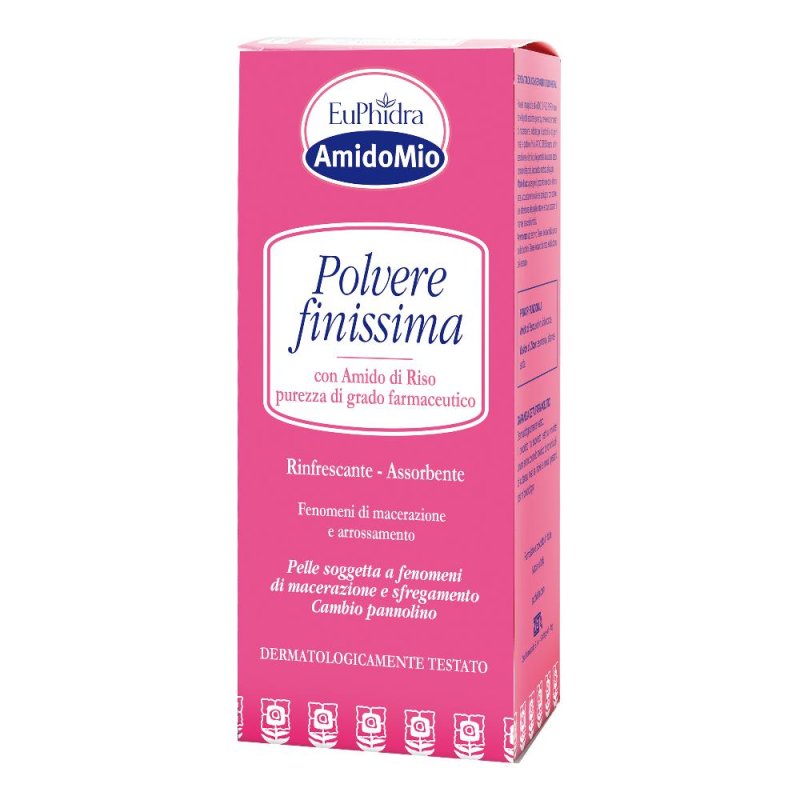 EuPhidra  AmidoMio Polvere Finissima Amido di Riso Pelli Sensibili 100g