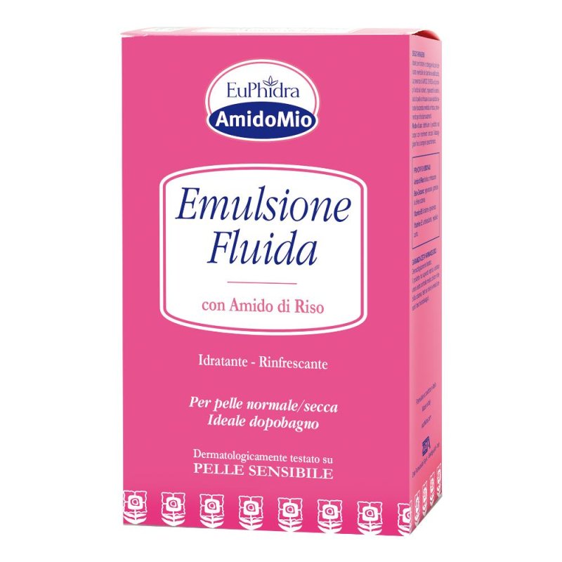 EuPhidra AmidoMio Emulsione Fluida Idratante Pelli Sensibili 200 ml EuPhidra AmidoMio Emulsione Fluida Idratante Pelli Sensibili 200 ml