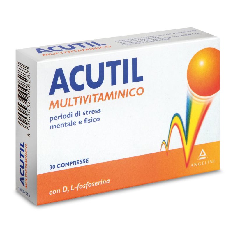 Acutil Multivitaminico 30 compresse Acutil Multivitaminico 30 compresse