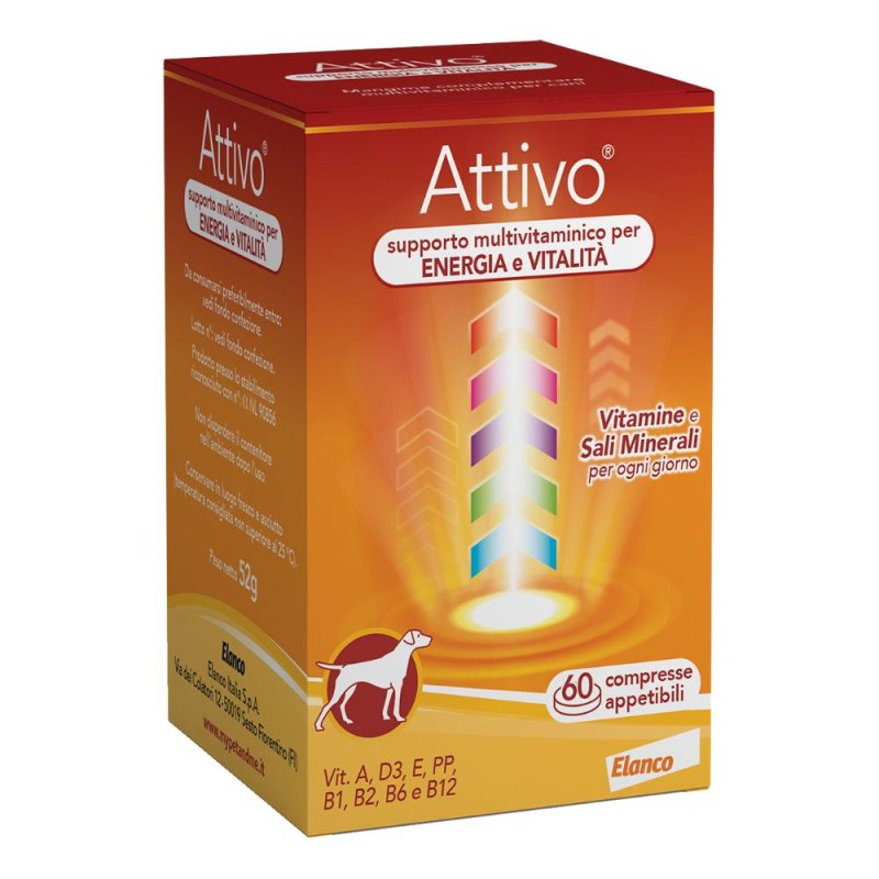 Bayer Pet  Animali Domestici Attivo Tabs Cani Integratore 60 Compresse