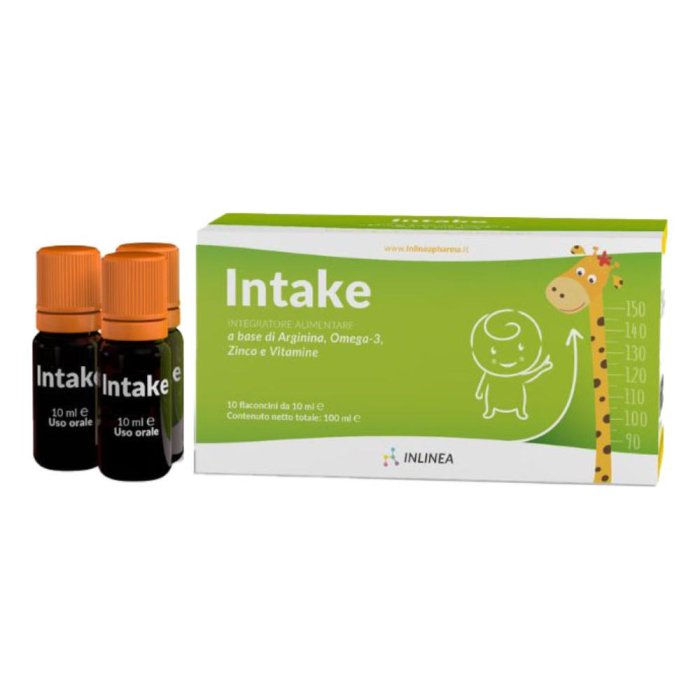 Inlinea Intake Integratore Alimentare 10 Flaconi Da 10ml Inlinea Intake Integratore Alimentare 10 Flaconi Da 10ml