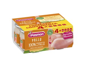 Plasmon (heinz Italia) Plasmon Omogeneizzato Pollo Con Gift 4 X 80 G