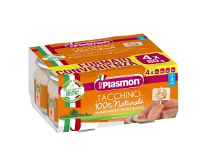 Plasmon Omogeneizzato Tacchino 4 X 80 G Con Gift