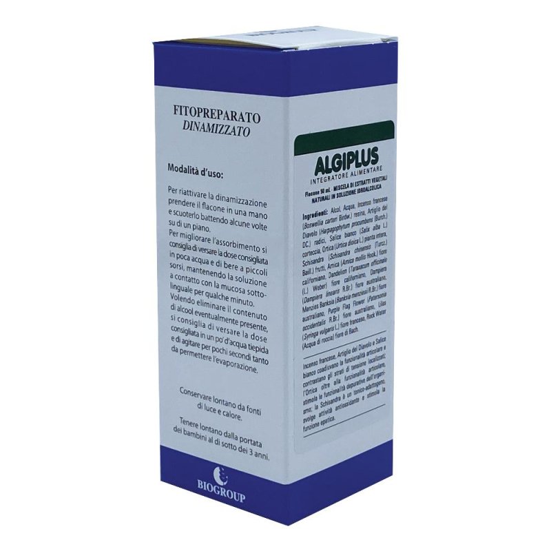 Algiplus Soluzione Idroalcolica  50  Ml Integratore Per Il Benessere Articolare