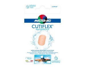Medicazione Autoadesiva Trasparente Impermeabile Master-aid Cutiflex 7x5 5 Pezzi
