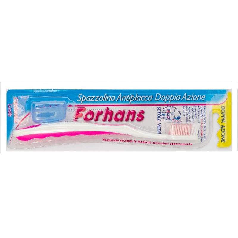 Forhans Spazzolino Doppia Azione Medio Forhans Spazzolino Doppia Azione Medio