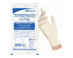 P.B. Pharma Guanto Chirurgia Sterile in Lattice finemente Talcato misura 7