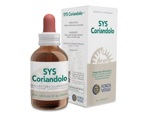 Sys Coriandolo Gocce 50 ml Integratore Naturale a Base di Estratto di Coriandolo per Digestione e Benessere