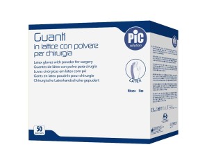 GUANTI PIC CHIR C/POL 6,5 ST