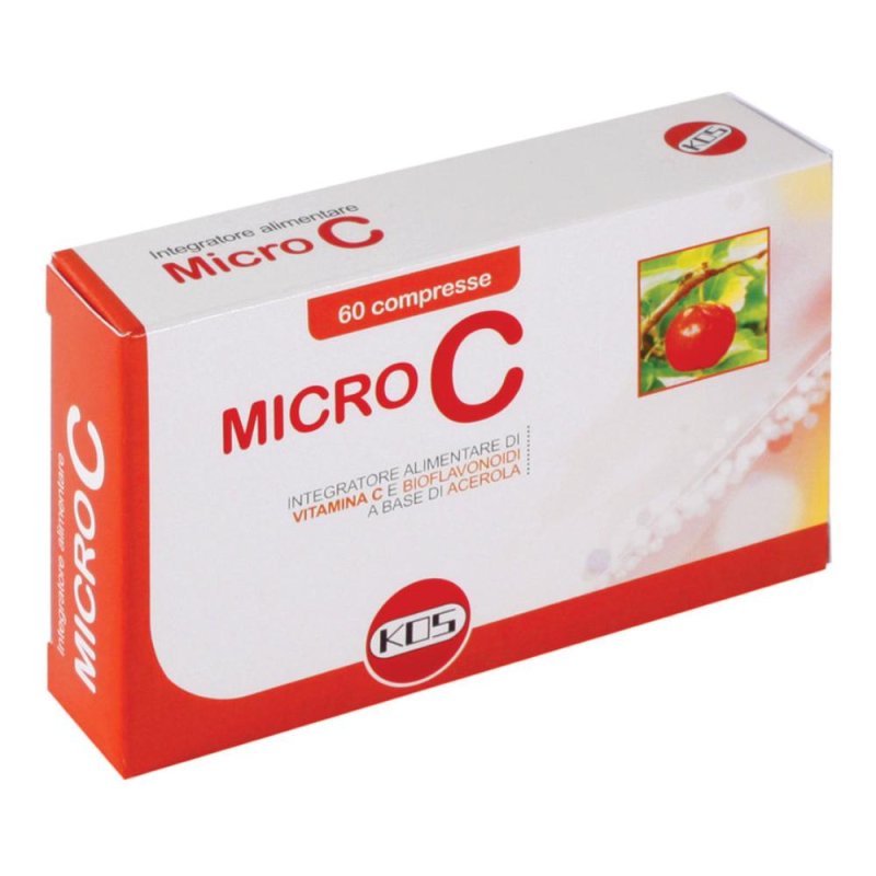 Kos Micro C Integratore di Vitamina C e Bioflavonoidi 60 Compresse