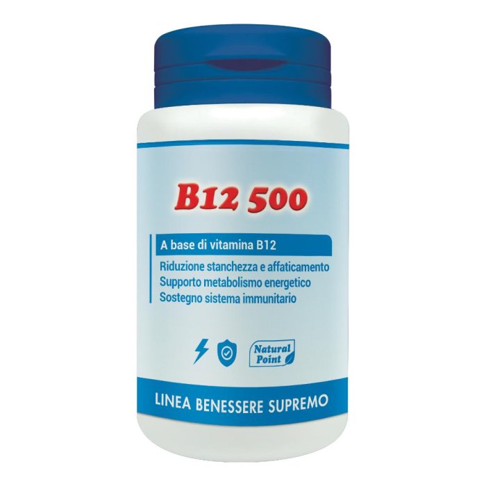 Natural Point B12 500 Cianocobalamina 100 Capsule Vegetali