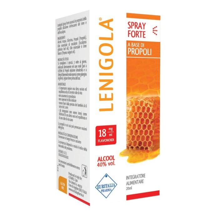 Lenigola Spray Forte Protettivo Propoli 20 ml Lenigola Spray Forte Protettivo Propoli 20 ml