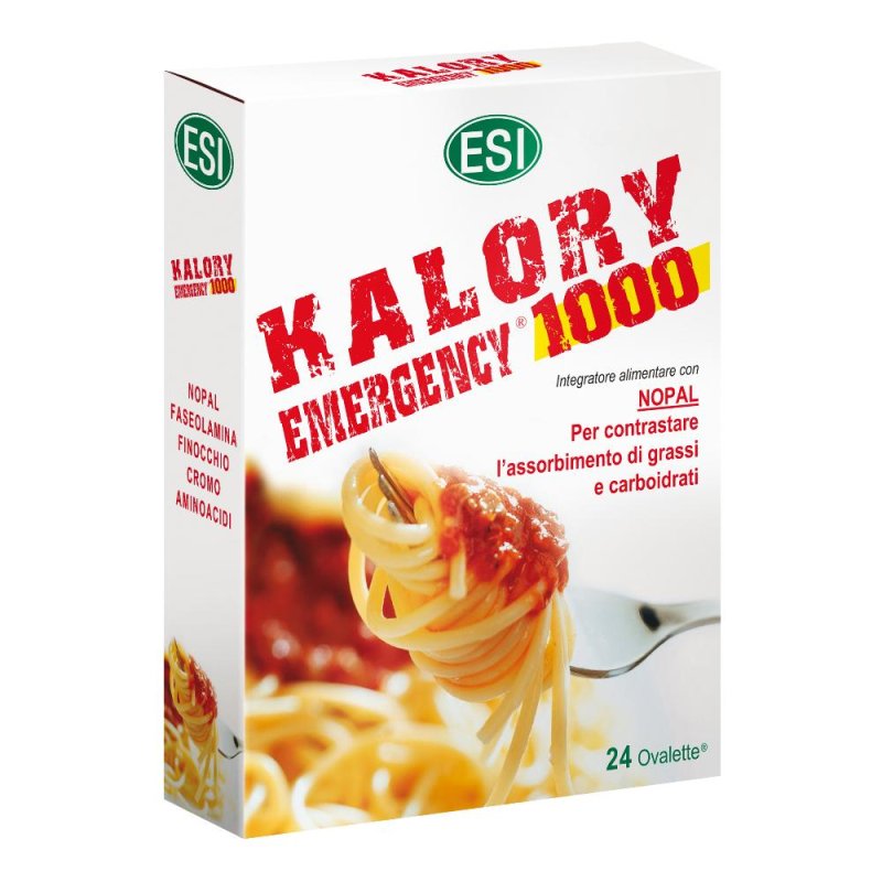 Esi Controllo del Peso Kalory Emergency 1000 Integratore 24 Ovalette Esi Controllo del Peso Kalory Emergency 1000 Integratore 24 Ovalette