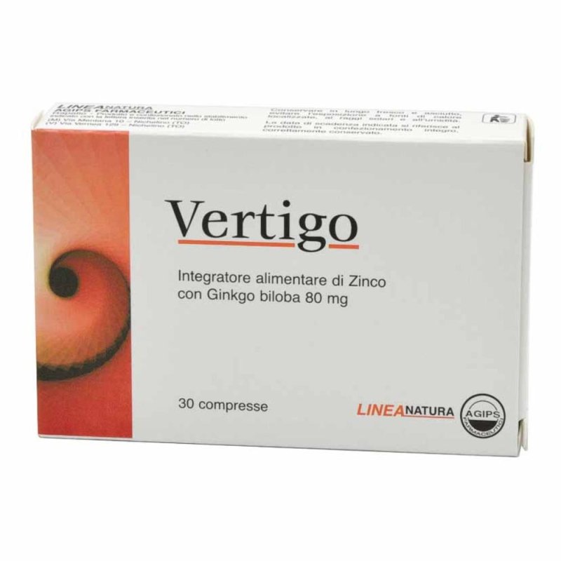 Agips Farmaceutici Vertigo 30 Compresse Agips Farmaceutici Vertigo 30 Compresse