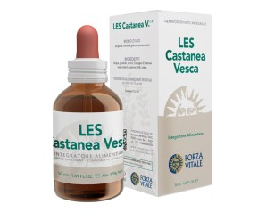 Les Castanea Vesca Gocce 50 ml Integratore Naturale Gemmoderivato di Castagno per il Benessere della Circolazione