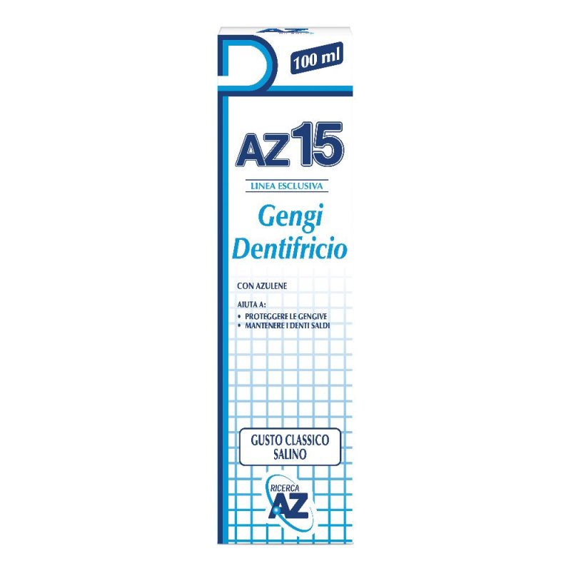 AZ 15 Gengi Dentrificio Protezione Gengive Classico 100 ml AZ 15 Gengi Dentrificio Protezione Gengive Classico 100 ml