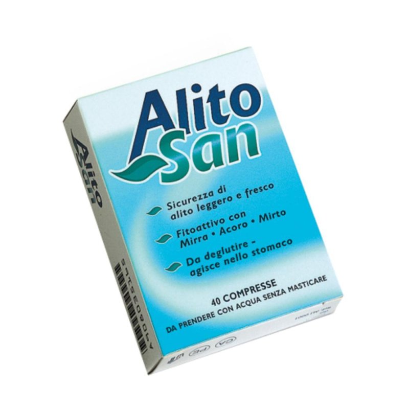 Alitosan 40 Tavolette 23,6g Integratore Alimentare Alitosan 40 Tavolette 23,6g Integratore Alimentare