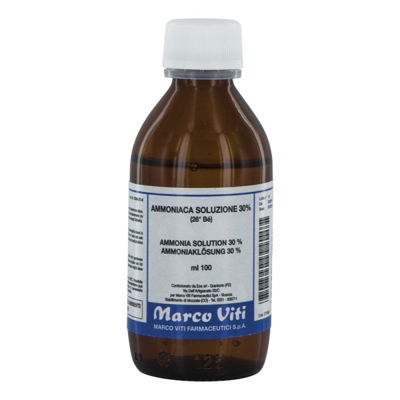 Marco Viti Ammoniaca Soluzione 30% 100 ml Marco Viti Ammoniaca Soluzione 30% 100 ml