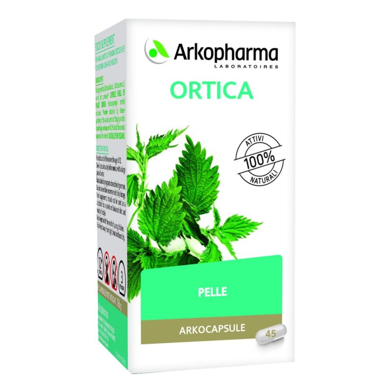 Arkocapsule Ortica Integratore Alimentare Pelle e Capelli 45 Capsule Arkocapsule Ortica Integratore Alimentare Pelle e Capelli 45 Capsule