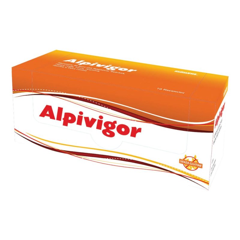 Alpivigor  10  Flaconi Da  15  Ml &ndash; Integratore Energetico Ricostituente integratore alimentare