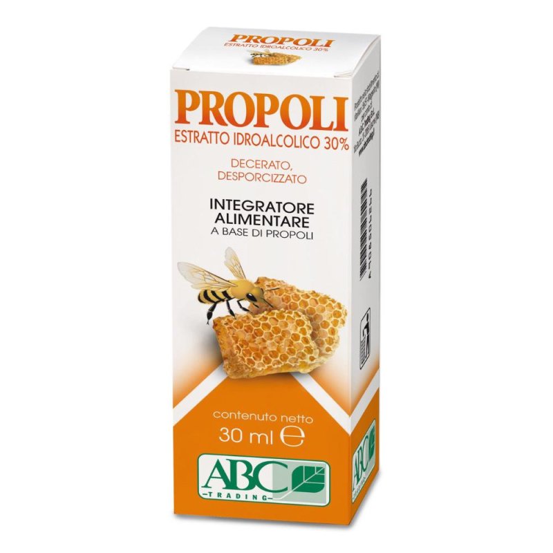 Propoli 30% estratto alcolico 30 ml ABC - gocce di propoli ad alta concentrazione Propoli 30% estratto alcolico 30 ml ABC - gocce di propoli ad alta concentrazione