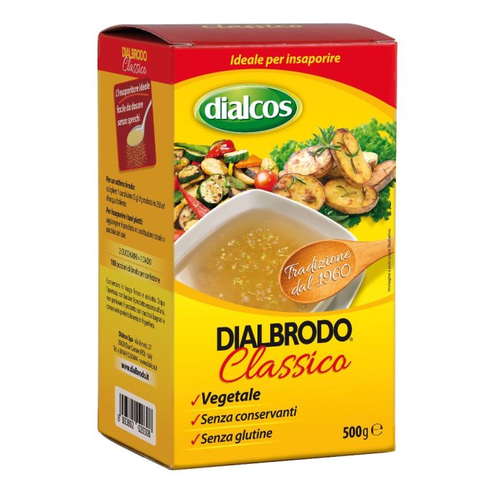 Dialbrodo Classico  500  G &ndash; Preparato Granulare Per Brodo Famiglia