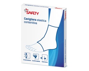 Safety Cavigliera Ortopedica Flexa Colore Ocra Misura Grande 1 Pezzo