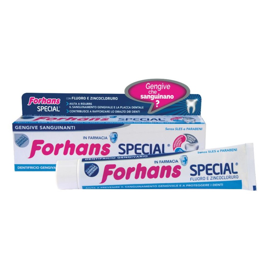 Forhans Igiene Dentale Special Dentifricio Gengivario Con Fluoro Zincocloruro 75 ml