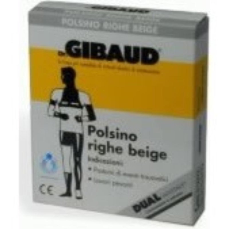 Gibaud Ortho Polsino A Righe Beige 6 Cm Taglia 2