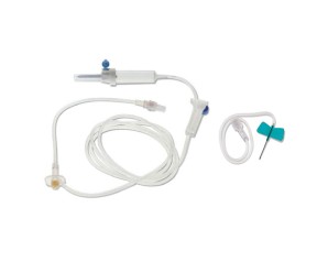 Eurospital Raccordo Euroset Fly con Ago G23 Deflussore per infusione