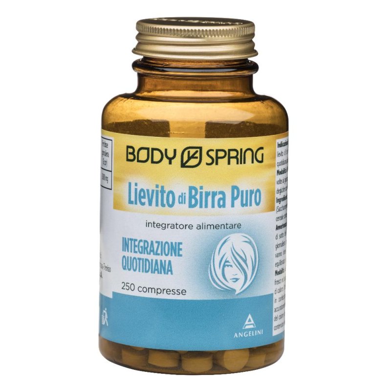 Body Spring Integratore Alimentare Lievito di Birra Puro 250 Compresse Body Spring Integratore Alimentare Lievito di Birra Puro 250 Compresse