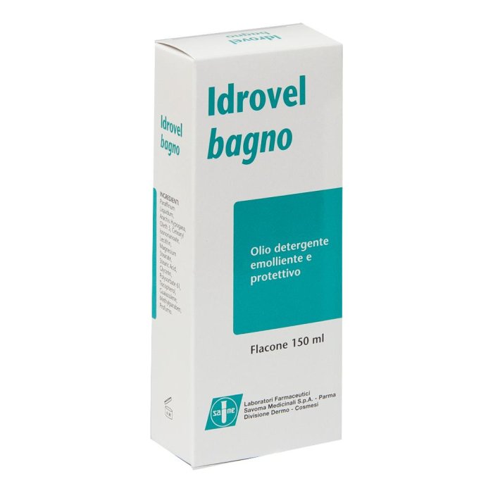Savoma Medicinali Idrovel Bagno Olio Detergente emolliente e protettivo 150 ml Savoma Medicinali Idrovel Bagno Olio Detergente emolliente e protettivo 150 ml