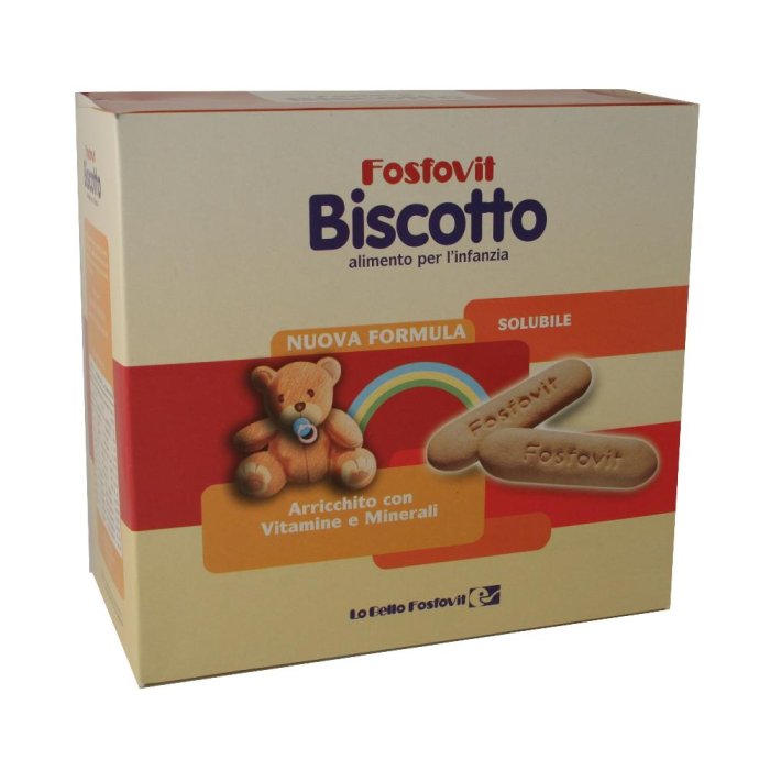 Fosfovit Biscotto Prima Infanzia 750 g &ndash; Biscotti per Bambini Arricchiti con Vitamine e Sali Minerali