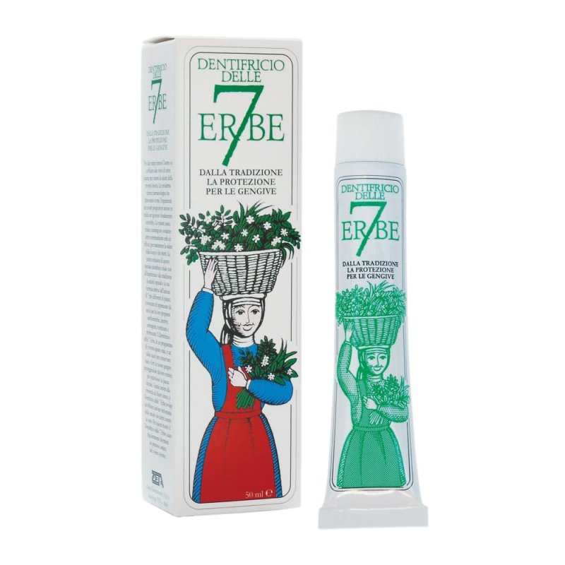 Zeta Farmaceutici Dentifricio 7 Erbe Protezione Gengive, 50ml Zeta Farmaceutici Dentifricio 7 Erbe Protezione Gengive, 50ml