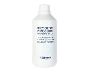 Idrogeno Perossido acqua ossigenata 10 volumi 200 ml uso esterno