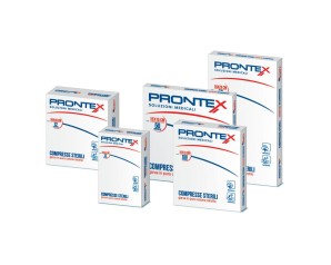 Safety Garza In Tessuto Non Tessuto Prontex Soft 18x40cm 12 Pezzi