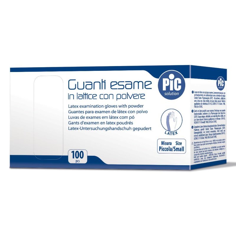 Pic Guanto Per Esplorazione Con Polvere Misura M 100 Pezzi Pic Guanto Per Esplorazione Con Polvere Misura M 100 Pezzi