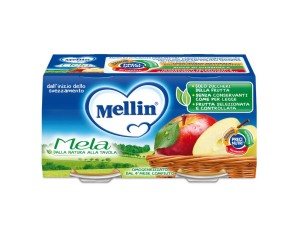 Mellin Omogeneizzato Mela 100 G 2 Pezzi